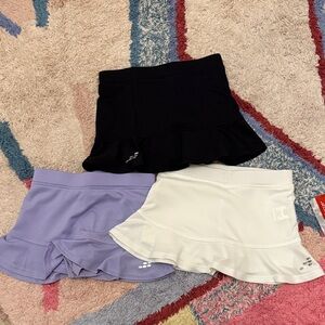 BCG White Athletic Skort NWT bundle of three